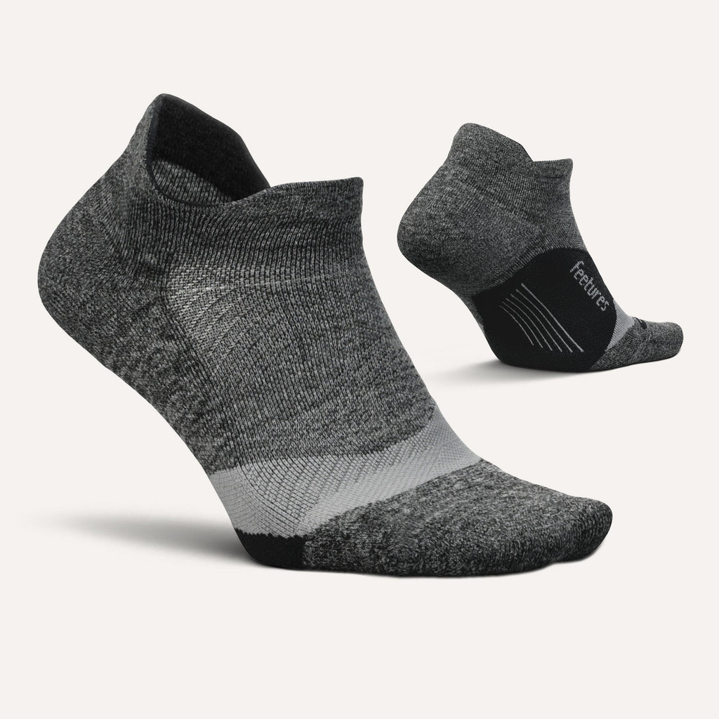 Feetures M Elite Light Cushion No Show Tab GRAY