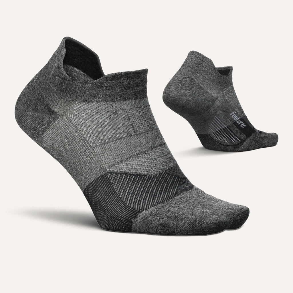 Feetures M Elite Ultra Light No Show Tab GRAY