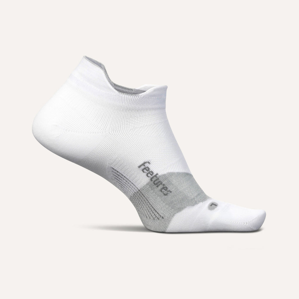 Feetures M Elite Ultra No Show Tab WHITE