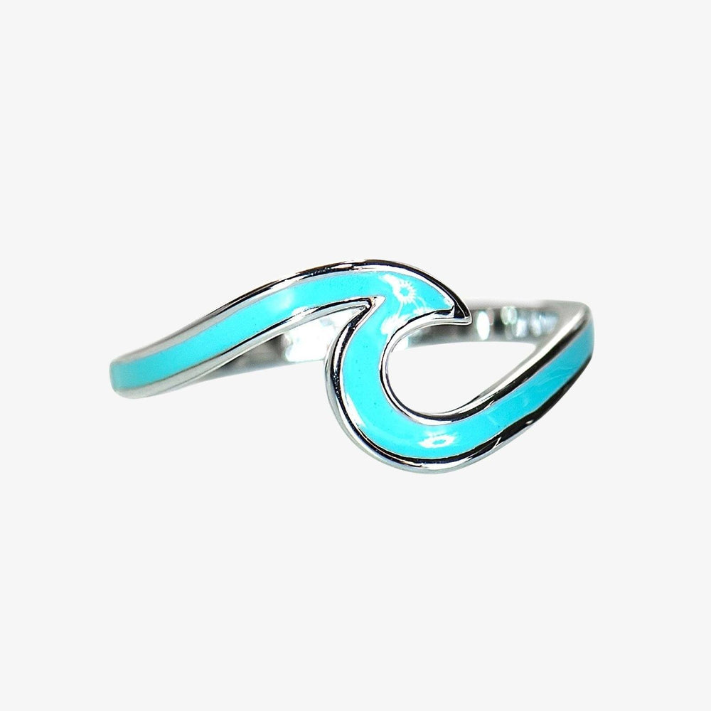 Pura Vida Enamel Wave Ring SILVER