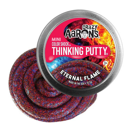 Crazy Aaron's Thinking Putty Mini ETERNAL FLAME
