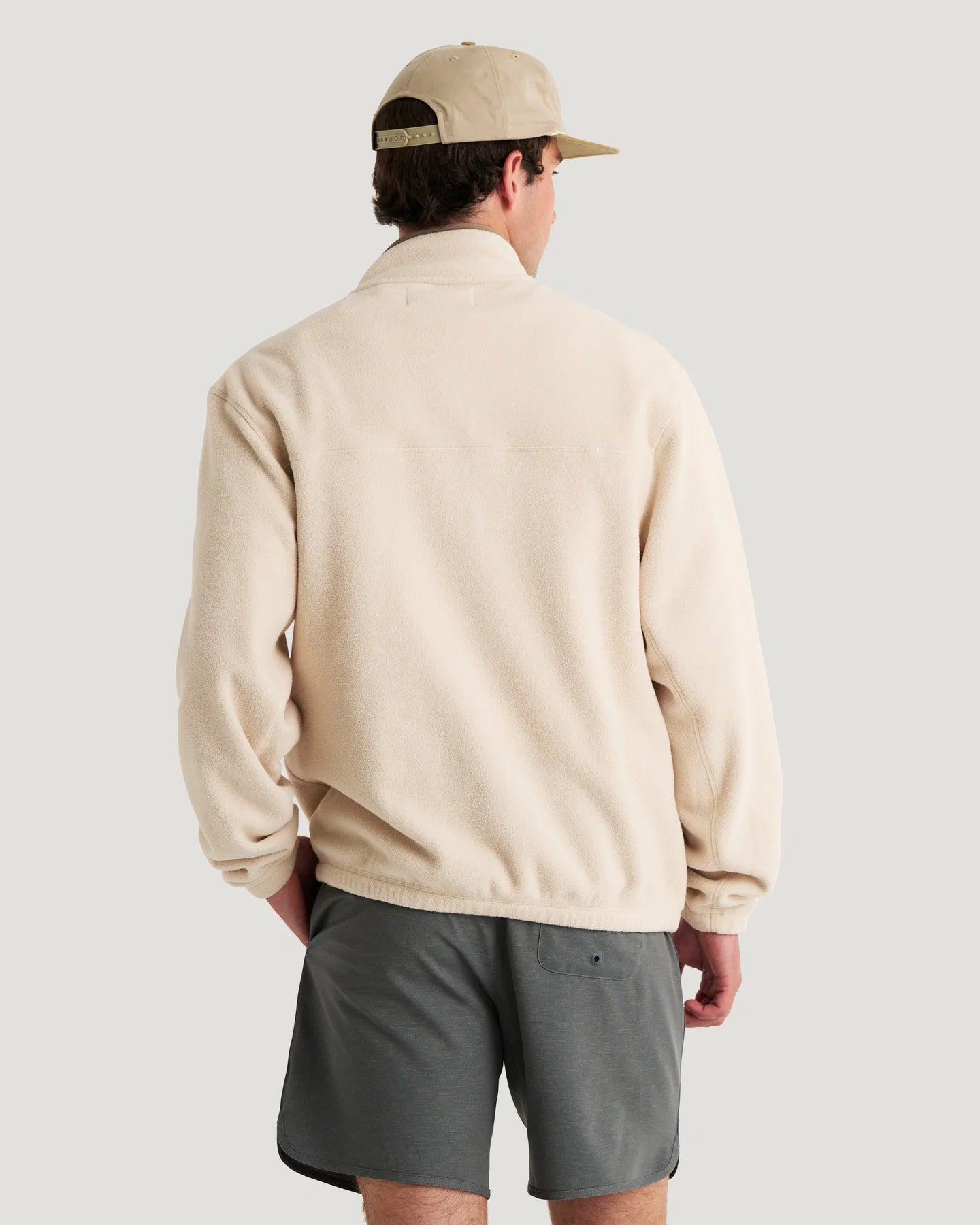 Free Fly M Ashridge Fleece 1/2 Zip FRENCH OAK