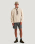 Free Fly M Ashridge Fleece 1/2 Zip FRENCH OAK
