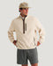 Free Fly M Ashridge Fleece 1/2 Zip FRENCH OAK