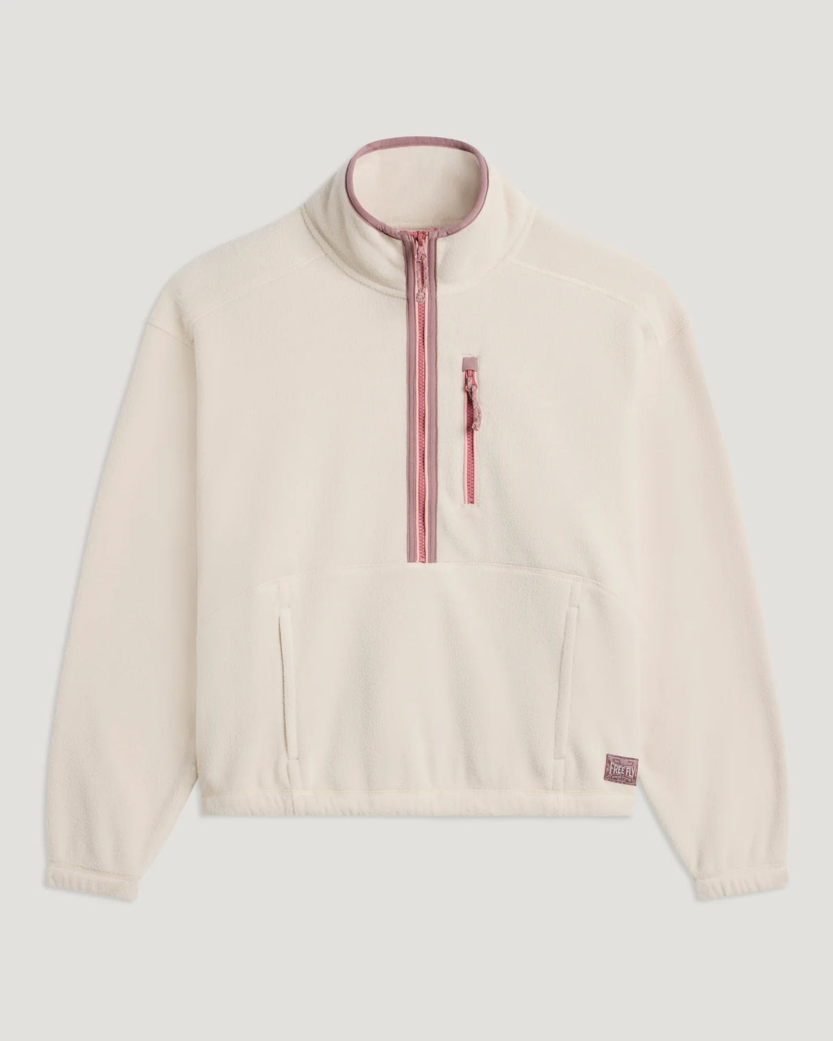 Free Fly W Ashridge Fleece 1/2 Zip FRENCH OAK