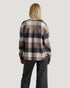 Free Fly W Seawool Oversized Flannel Shirt PLAID ANTHRACITE