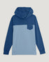 Free Fly Youth Colorblock Shade Hoodie NAVY / FOG