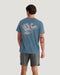 Free Fly M SS Osprey Catch Tee PACIFIC BLUE