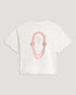 Free Fly W SS Lucky Lei Oversized Cropped Tee BONE