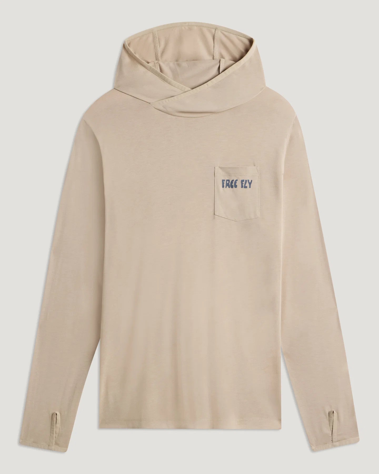 Free Fly M LW Graphic Hoodie-Ready To Roll TAN