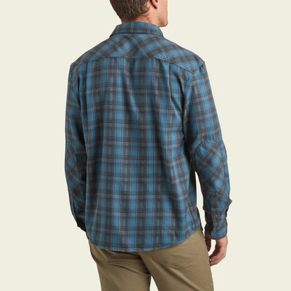 Howler Bros M LS Harker’s Flannel BARRETT PLAID BLUENOTE