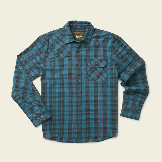 Howler Bros M LS Harker’s Flannel BARRETT PLAID BLUENOTE