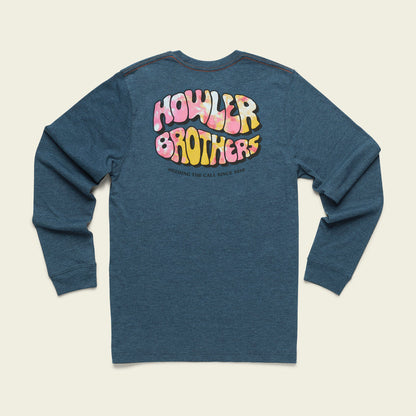 Howler Bros M LS Bubble Gum Tee KEY LARGO