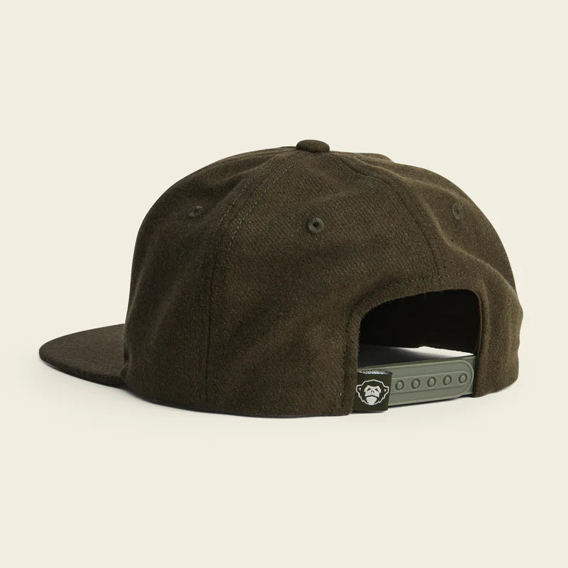 Howler Bros Big HB Snapback Hat: DARK OLIVE