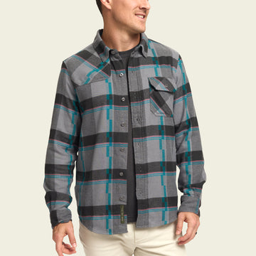 Howler Bros M Harker’s Flannel BACKDROP PLAID GREYSTOKE