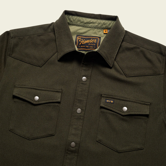 Howler Bros M Stockmans Stretch Snapshirt DEEP WOODS