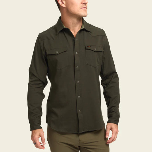 Howler Bros M Stockmans Stretch Snapshirt DEEP WOODS