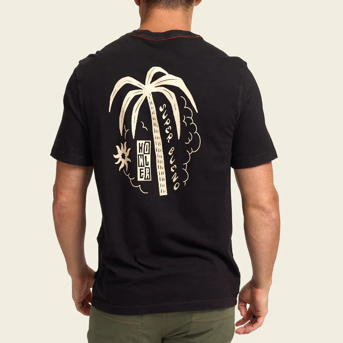 Howler Bros M SS Cotton Tee SUPER BUENO PALM: BLACK