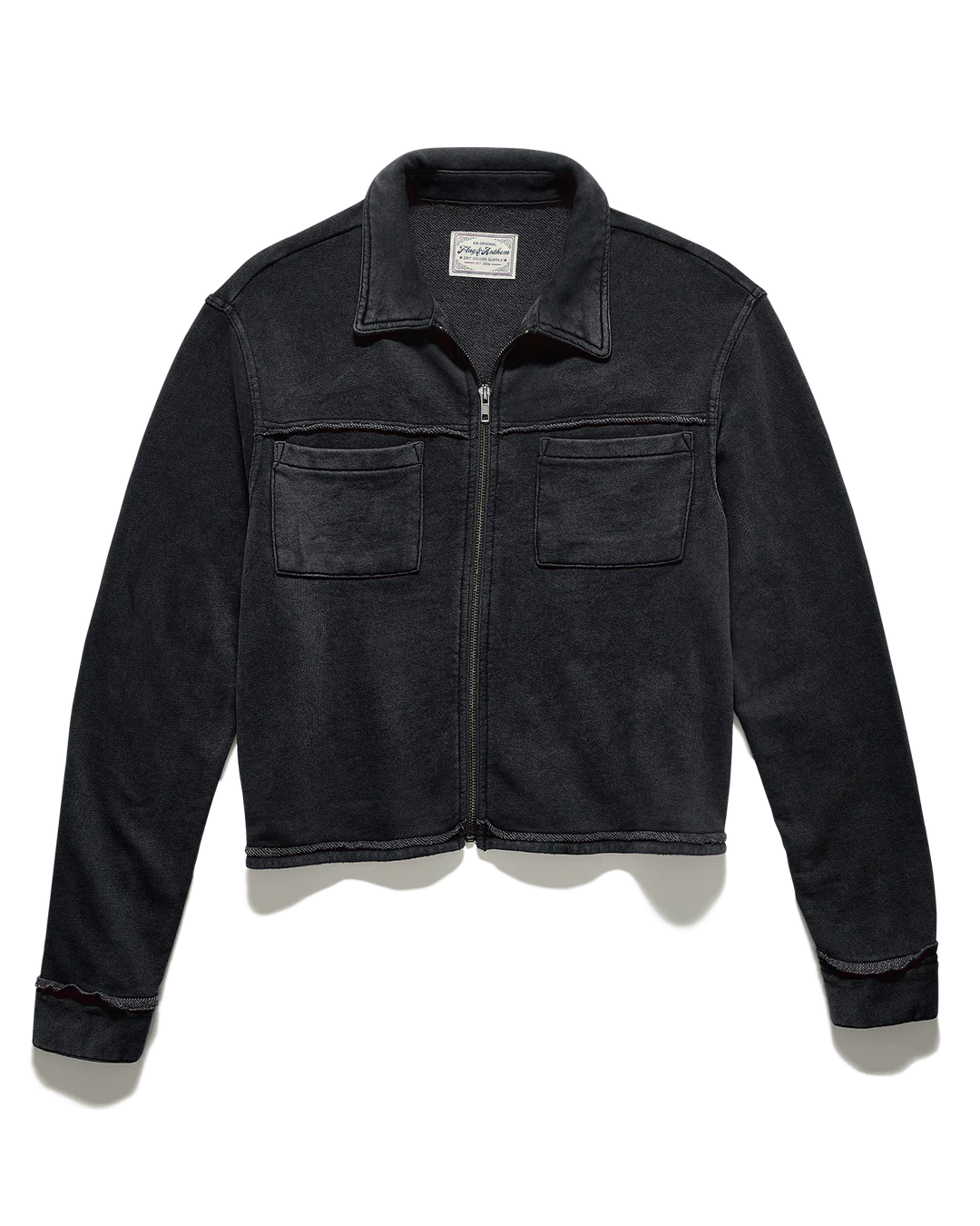 Flag & Anthem W Charlotte Zip Front WASHED BLACK