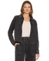 Flag & Anthem W Charlotte Zip Front WASHED BLACK