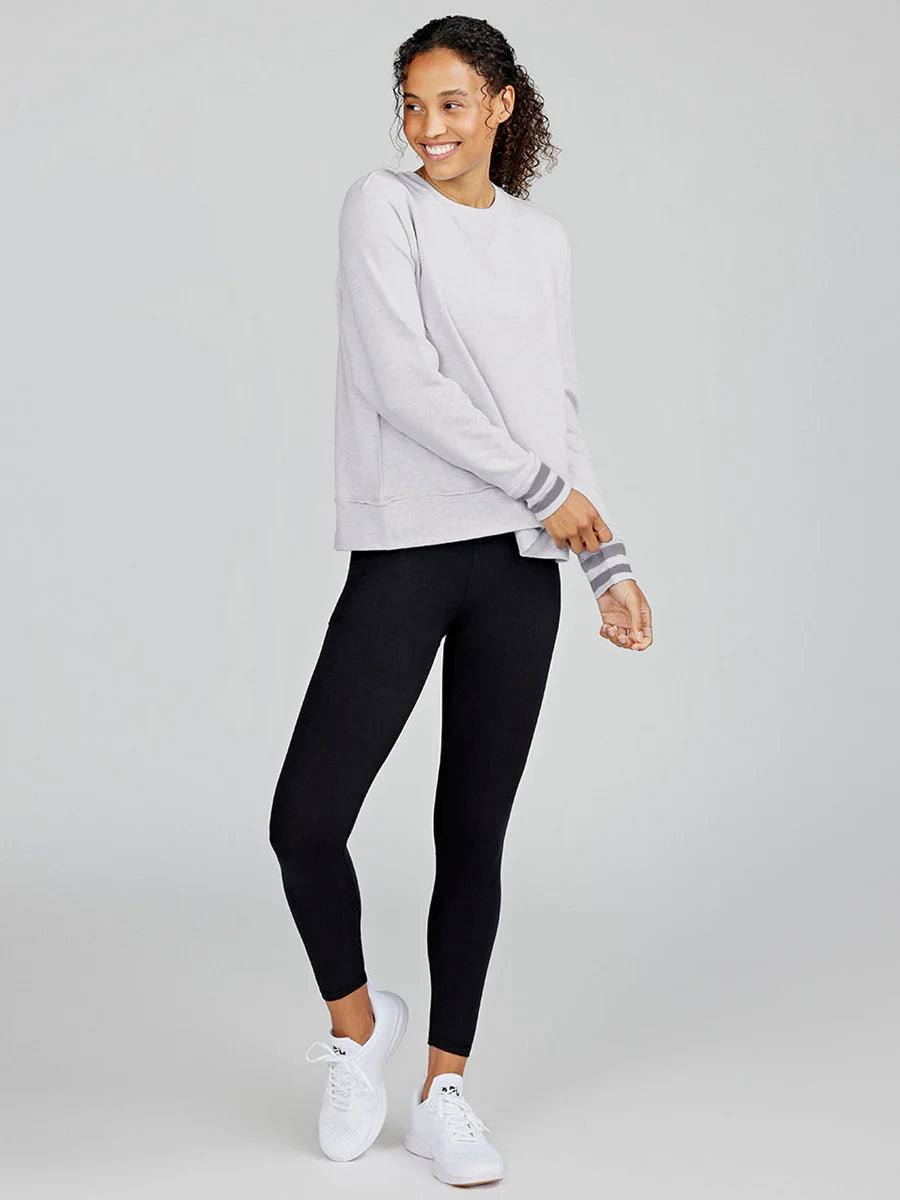 Tasc W Clubhouse Sweatshirt HEATHER GRAY