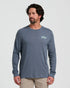 Free Fly M LS First and Last Tee HEATHER STORM CLOUD