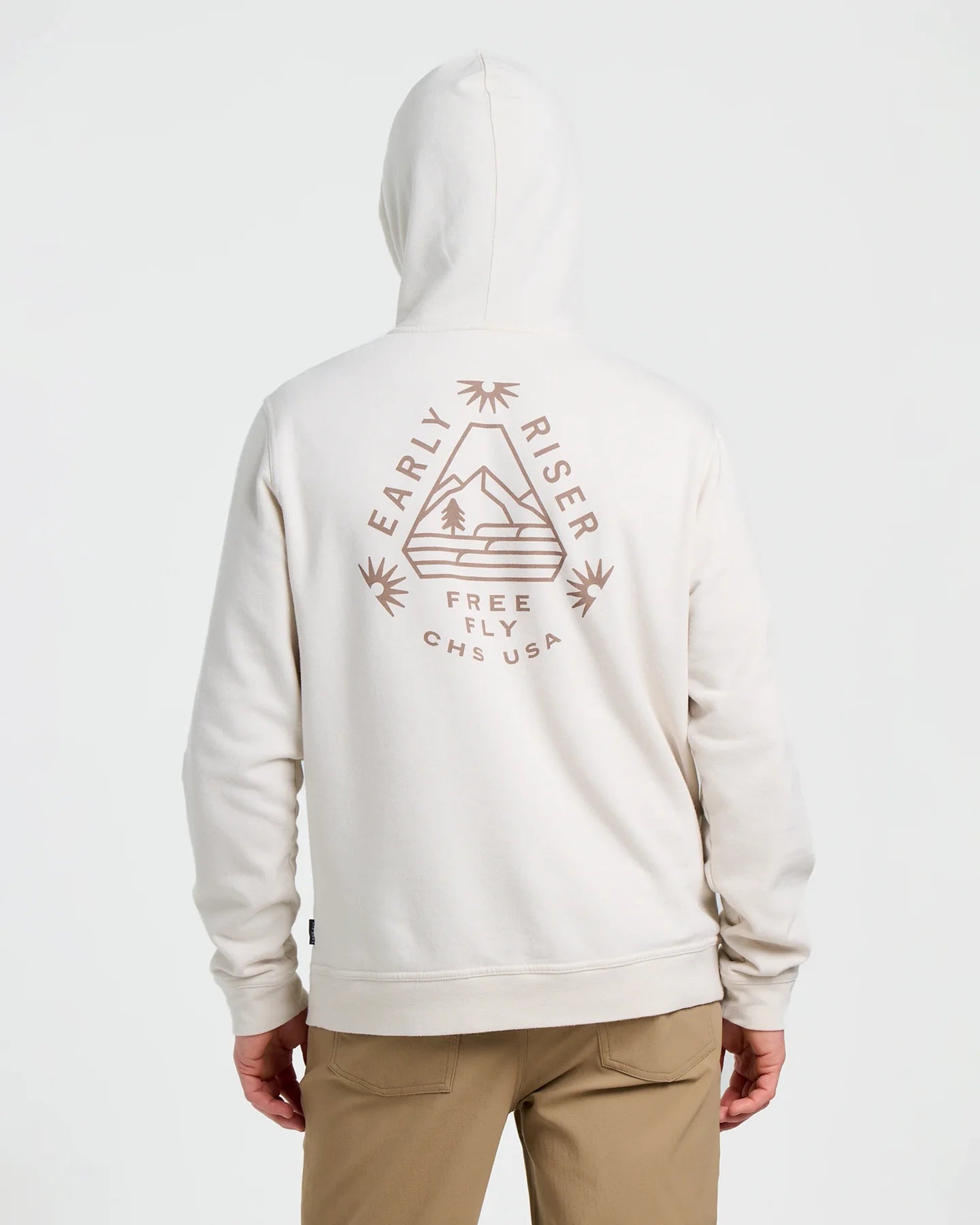 Free Fly M Early RiserFleece Hoodie BIRCH