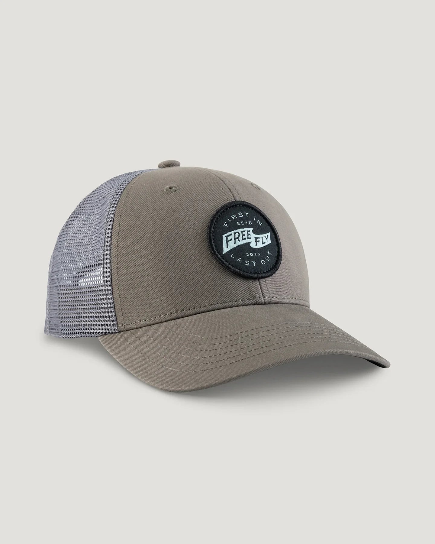 Free Fly First and Last Trucker Hat CHARCOAL
