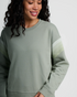 Free Fly W Gradient Fleece Crew SAGEBRUSH