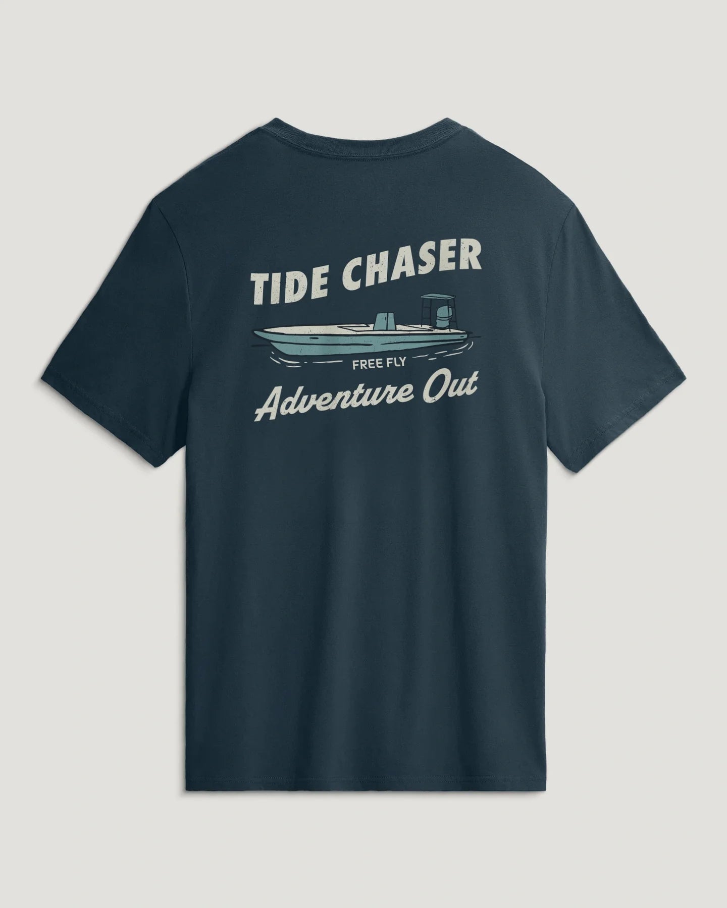 Free Fly M SS Tide Chaser Tee TRUE NAVY
