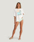 Free Fly W SS Wish You Were Here Oversized Tee BRIGHT WHITE