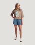 Free Fly W SS Reef Garden Tee FOSSIL