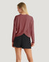 Free Fly W LS Bamboo Shade Crossover PLUM