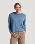 Free Fly W LS Bamboo Shade Crossover Hoodie PACIFIC BLUE
