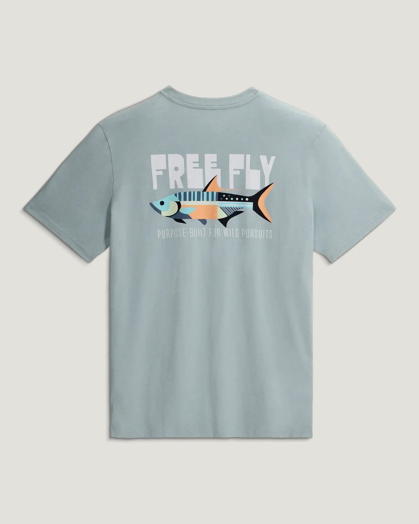 Free Fly M SS Wild Pursuits Pocket Tee OCEAN MIST