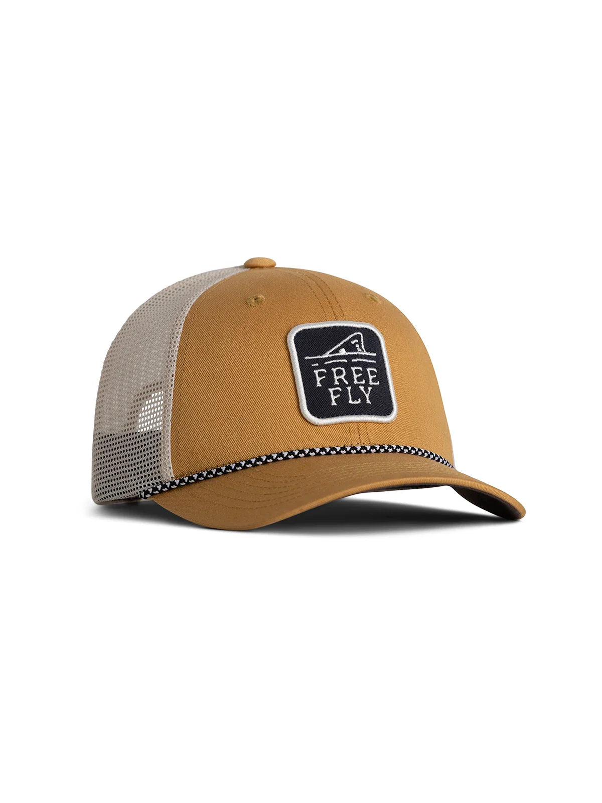 Free Fly Flood Feeder Trucker Hat OCHRE