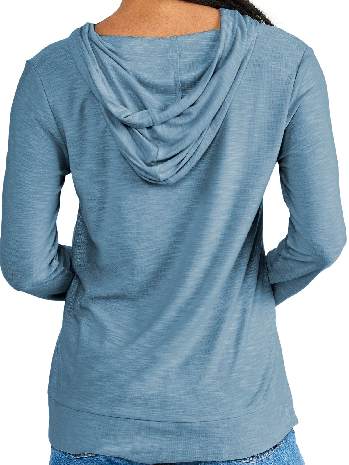 Free Fly W Bamboo Slub Hoody PACIFIC BLUE