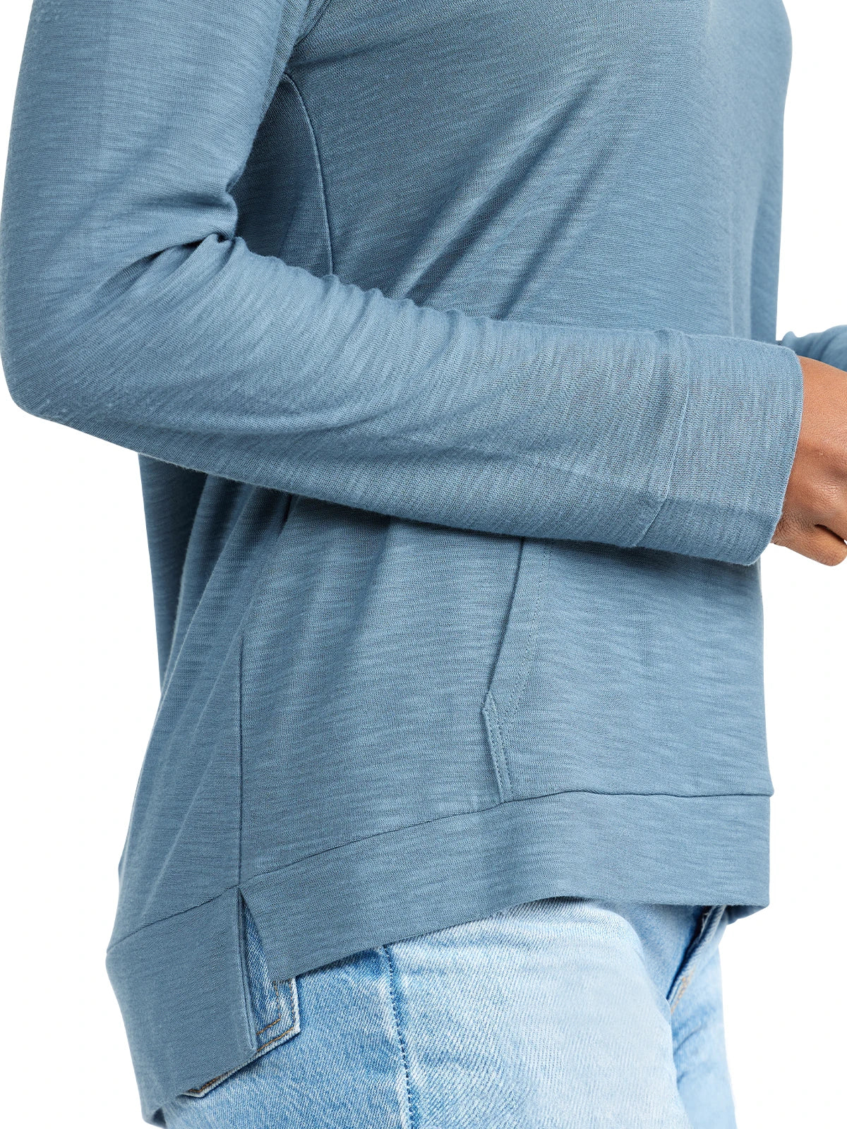 Free Fly W Bamboo Slub Hoody PACIFIC BLUE