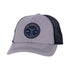 Fish Hippie M Tails Up Trucker Hat CHROME