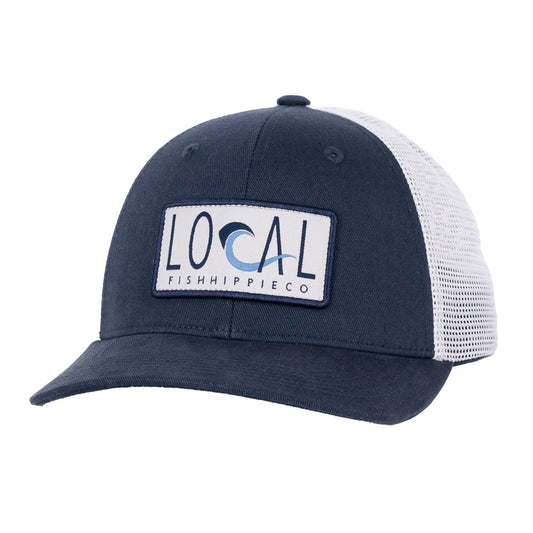 Fish Hippie Local Roller Trucker Hat ABYSS