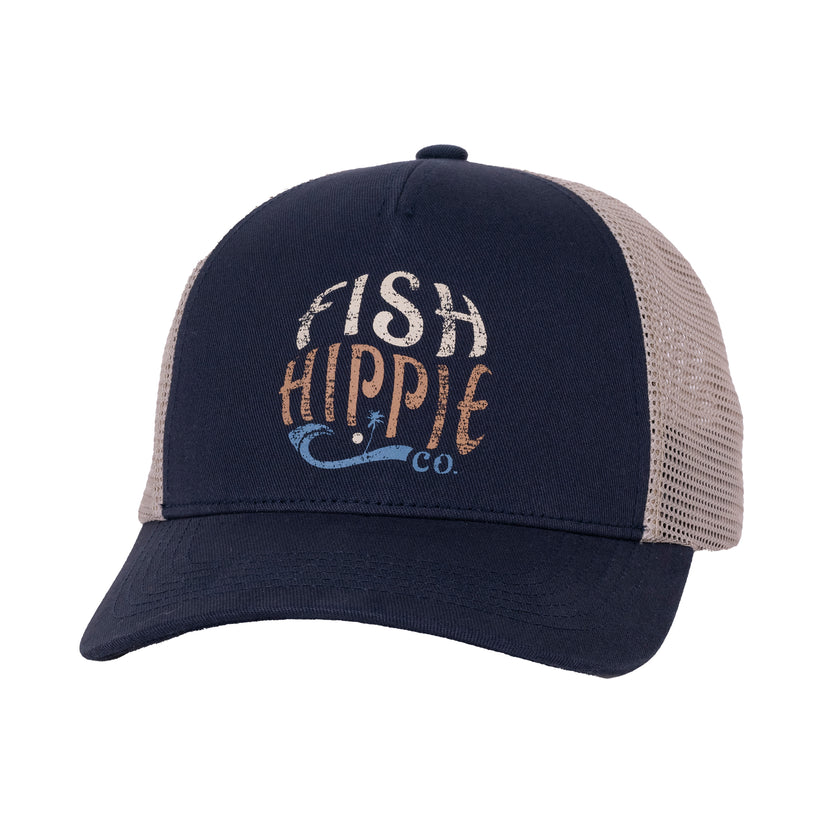 Fish Hippie Seagroove Trucker Hat SPRUCE