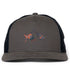 Fish Hippie Backwater Structured Trucker Hat GREY