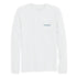 Fish Hippie M LS Flats Slam Pocket Tee WHITE