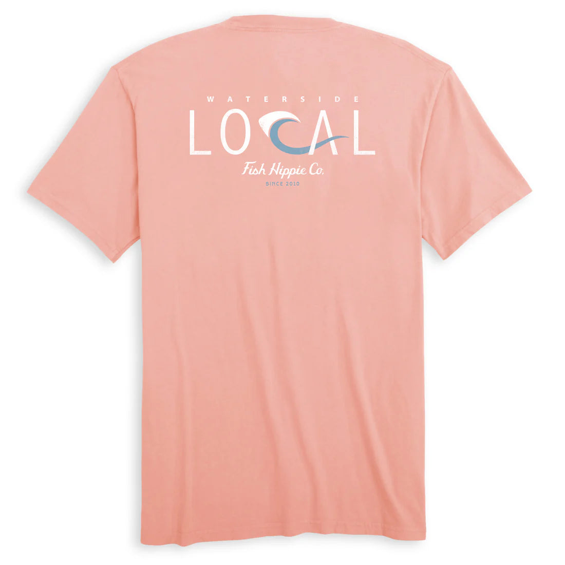 Fish Hippie M SS Local Roller Tee SALMON