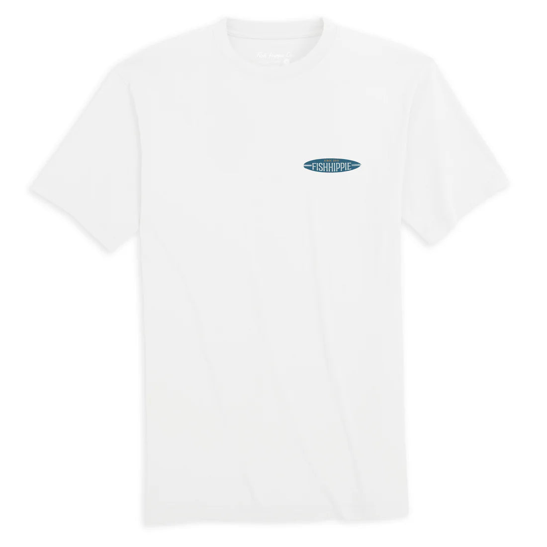 Fish Hippie M SS Even Tide Tee WHITE