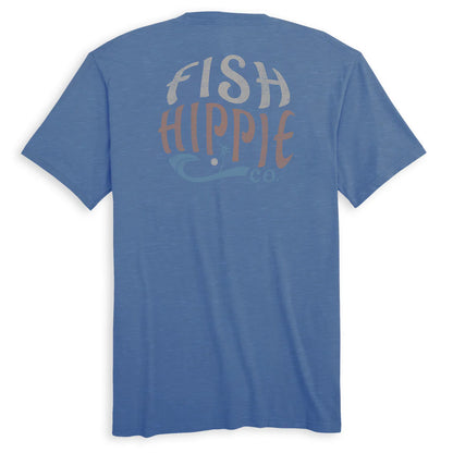 Fish Hippie M SS Seagroove Tee DEEP SEA