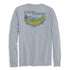 Fish Hippie M LS Surge Tee LT GREY HEATHER