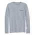 Fish Hippie M LS Surge Tee LT GREY HEATHER