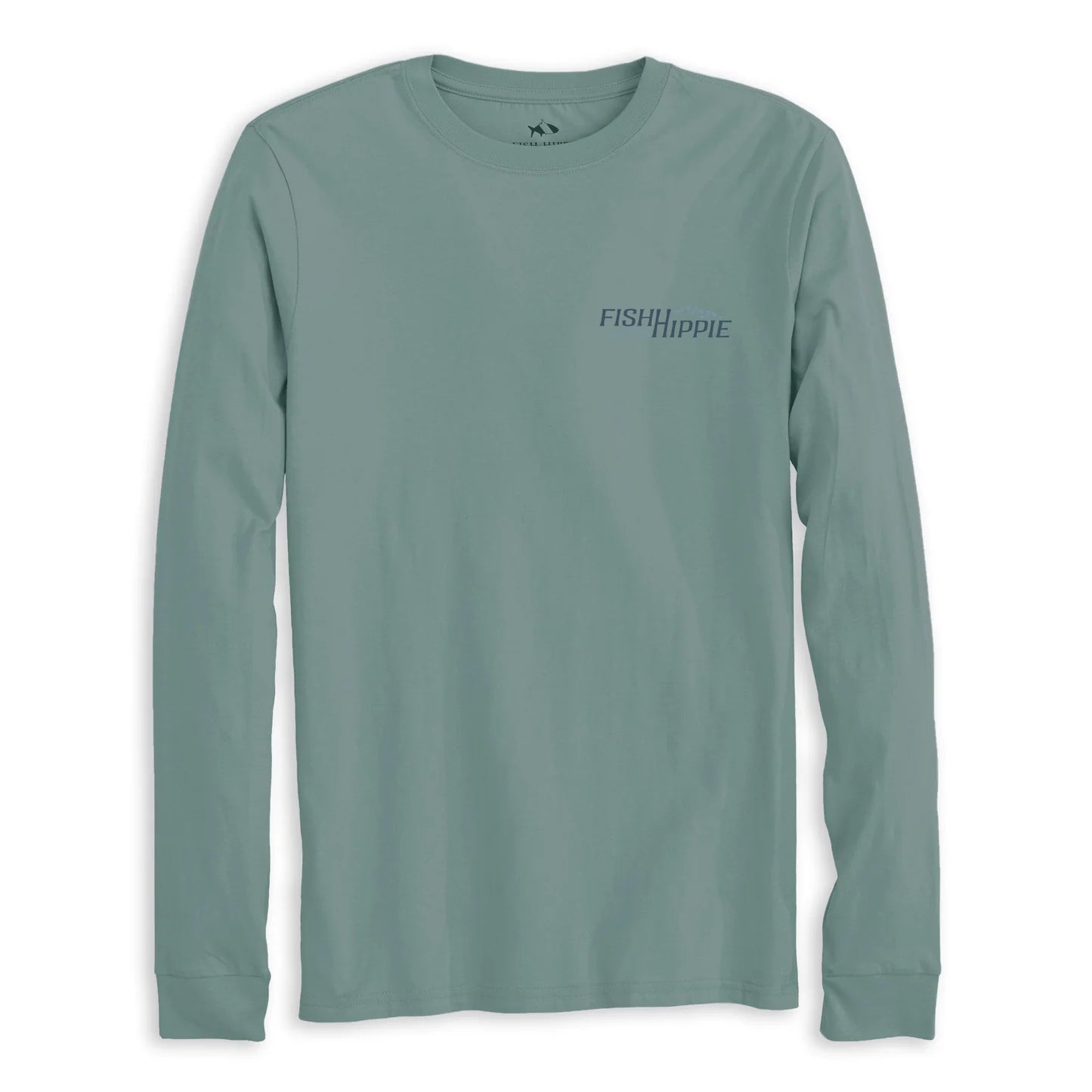 Fish Hippie M LS Surge Tee FERN