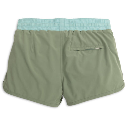 Fish Hippie W Shaker Shorts SAGE/ BLUE TOPAZ